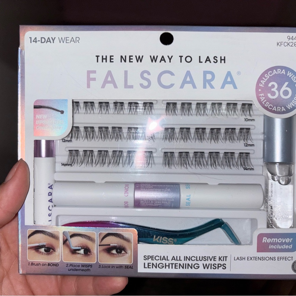Kiss Falscara Lash Kit with Bond and Seal